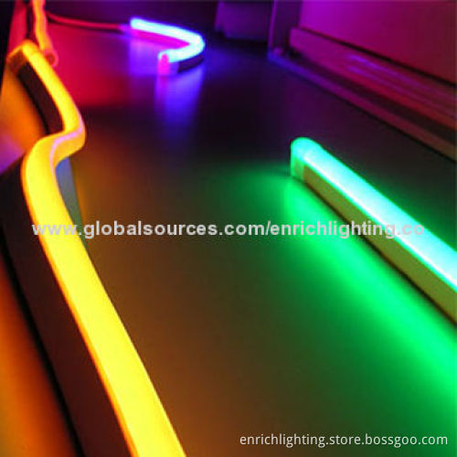 Multicolor Changing RGB LED Neon Light, 16 x 28mm, 230V AC Input, 14.4W/m Power, IP65 IP RatingNew